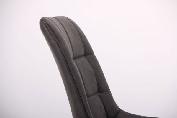 Стул AMF Arkansas Черный-Нубук Базальт-9