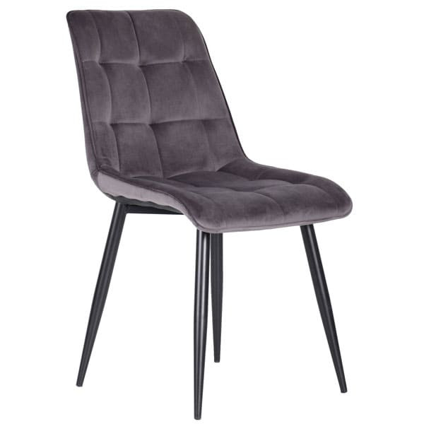 Стул AMF Arkansas Черный Velvet Gray-1