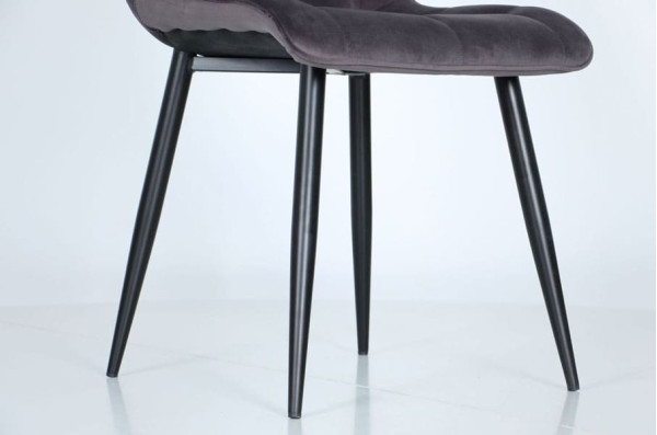 Стул AMF Arkansas Черный Velvet Gray-12