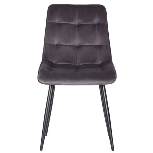 Стул AMF Arkansas Черный Velvet Gray-3