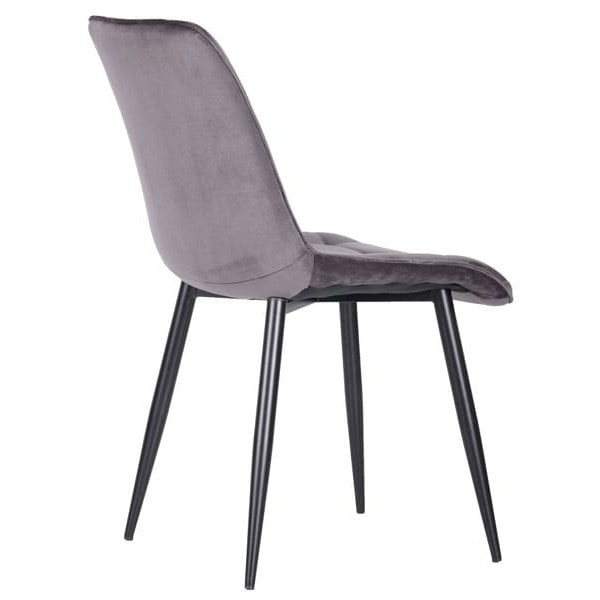 Стул AMF Arkansas Черный Velvet Gray-4