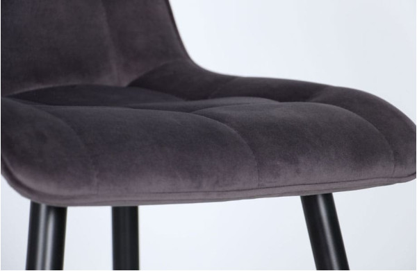 Стул AMF Arkansas Черный Velvet Gray-8