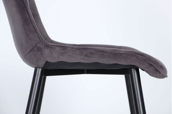 Стул AMF Arkansas Черный Velvet Gray-9