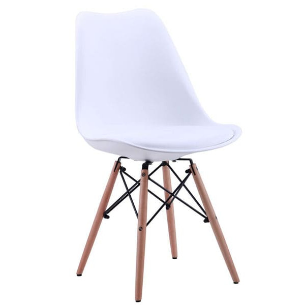 Стул AMF Aster Wood Пластик Белый-0