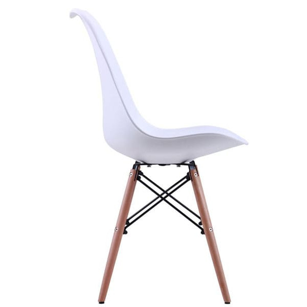 Стул AMF Aster Wood Пластик Белый-2