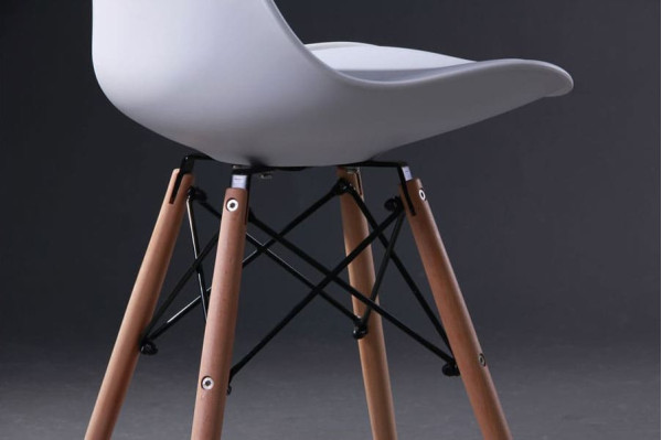 Стул AMF Aster Wood Пластик Белый-7