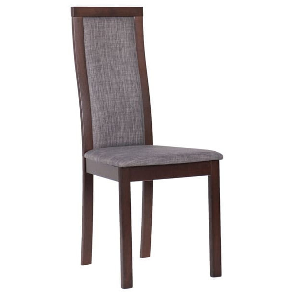 Стул AMF Бертон Орех Темный Графит-0