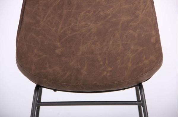 Стул AMF Cherokee Gunmetal Coffee Dark Brown-10