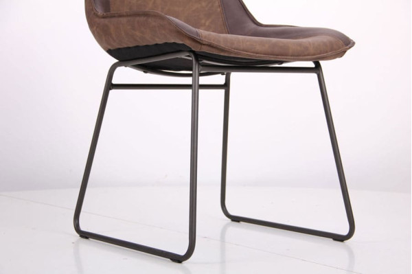 Стул AMF Cherokee Gunmetal Coffee Dark Brown-11