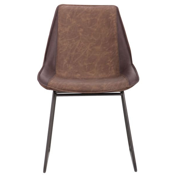 Стул AMF Cherokee Gunmetal Coffee Dark Brown-3