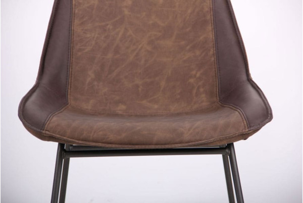 Стул AMF Cherokee Gunmetal Coffee Dark Brown-6