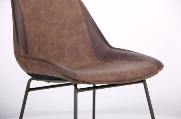 Стул AMF Cherokee Gunmetal Coffee Dark Brown-7