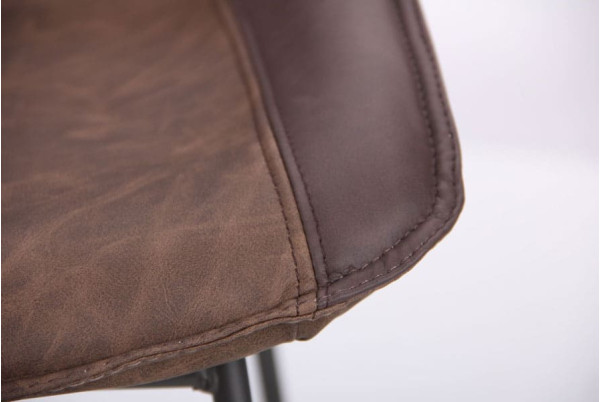Стул AMF Cherokee Gunmetal Coffee Dark Brown-8
