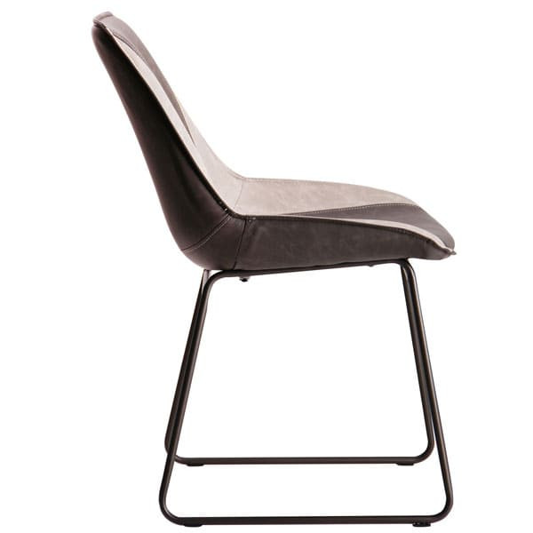 Стілець AMF Cherokee Gunmetal Cowboy Dark Gray Light Gray-3