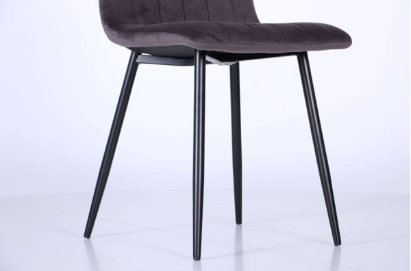 Стілець AMF Indiana Чорний Velvet Gray-11