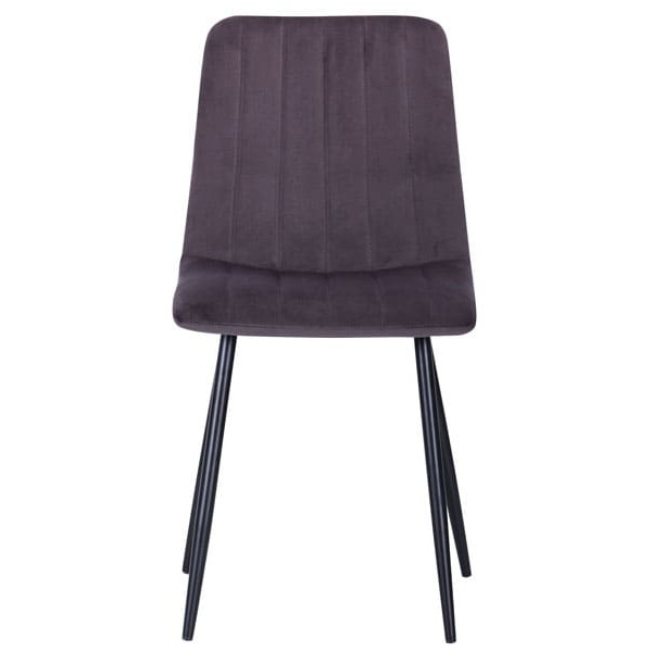 Стілець AMF Indiana Чорний Velvet Gray-3