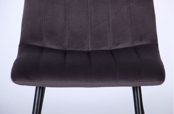 Стілець AMF Indiana Чорний Velvet Gray-6