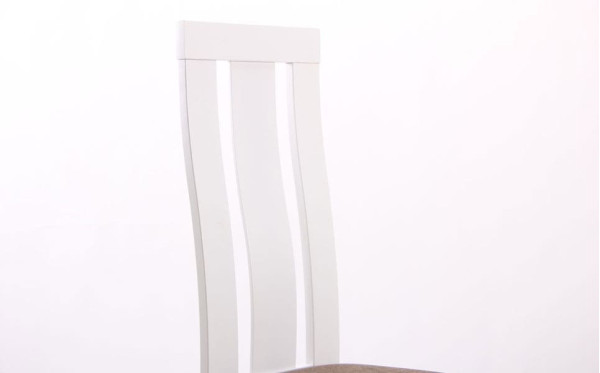 Стілець AMF Йорк Білий-коричневий-7