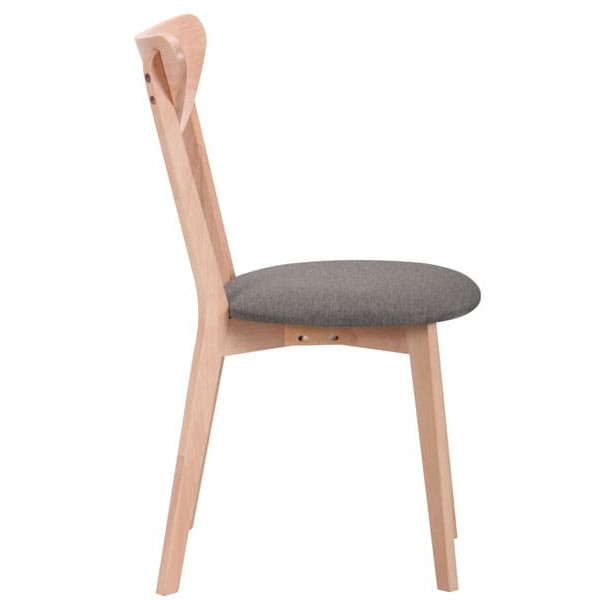 Стул AMF Камамбер Бук Беленый Графит-2