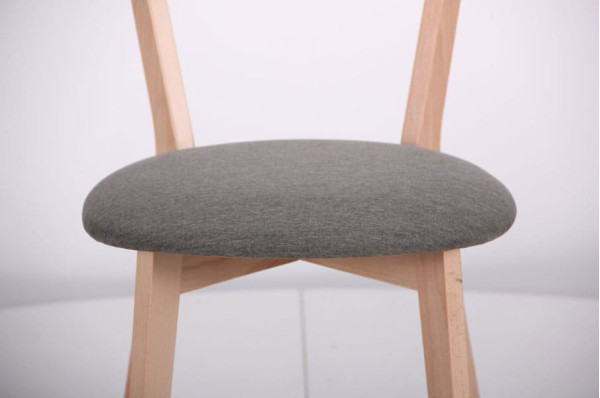 Стул AMF Камамбер Бук Беленый Графит-6