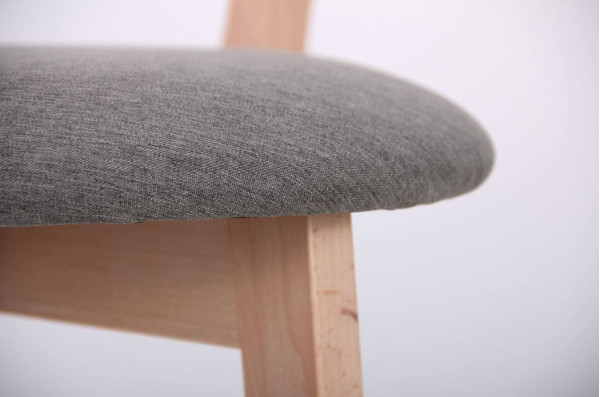 Стул AMF Камамбер Бук Беленый Графит-8