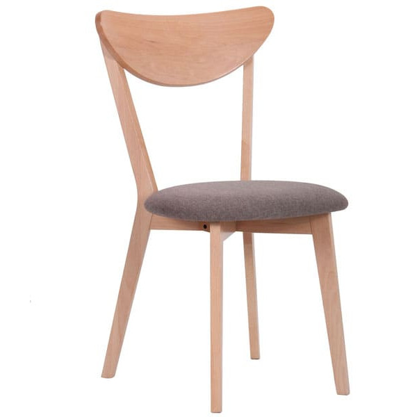 Стілець AMF Камамбер Бук Білий Капучіно-0