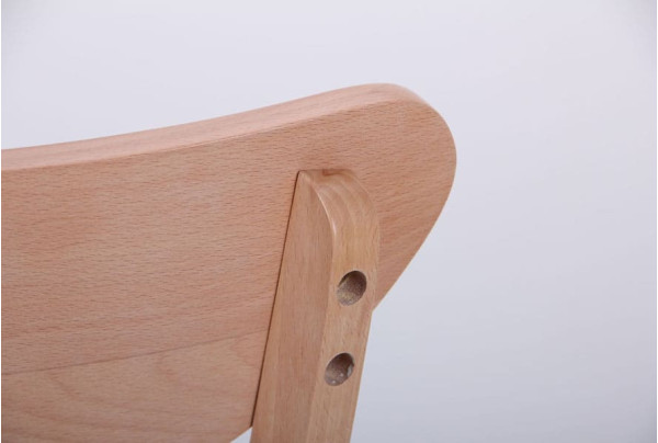 Стілець AMF Камамбер Бук Білий Капучіно-11