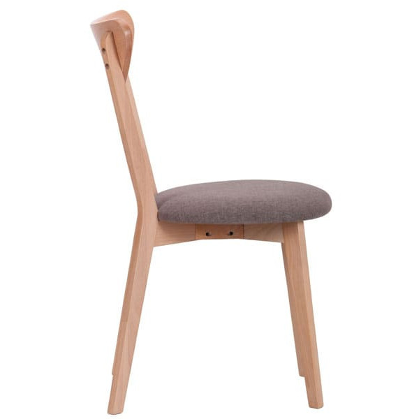 Стілець AMF Камамбер Бук Білий Капучіно-3