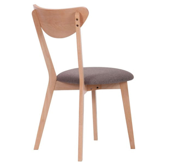 Стілець AMF Камамбер Бук Білий Капучіно-4