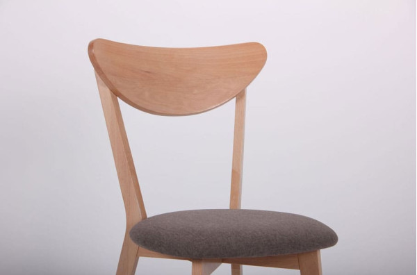 Стілець AMF Камамбер Бук Білий Капучіно-5