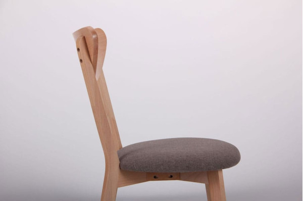 Стілець AMF Камамбер Бук Білий Капучіно-7