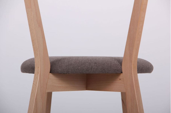 Стілець AMF Камамбер Бук Білий Капучіно-9