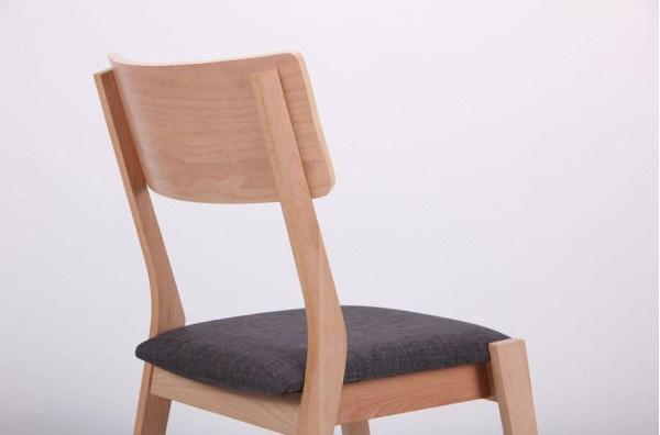 Стул AMF Канталь Бук Беленый Антрацит-12