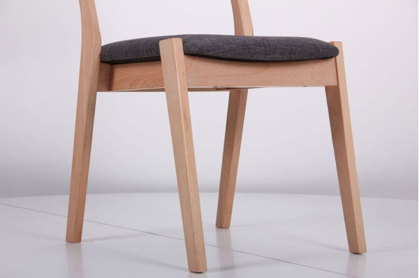 Стул AMF Канталь Бук Беленый Антрацит-13