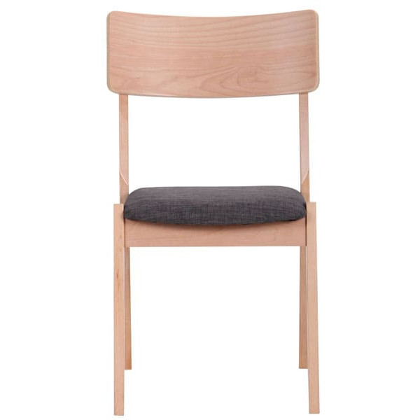 Стул AMF Канталь Бук Беленый Антрацит-3