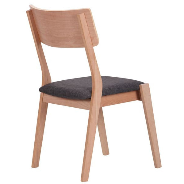 Стул AMF Канталь Бук Беленый Антрацит-4