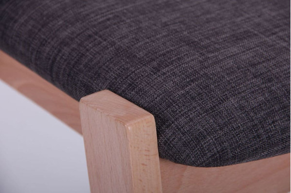 Стул AMF Канталь Бук Беленый Антрацит-8