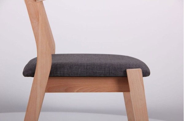 Стул AMF Канталь Бук Беленый Антрацит-9