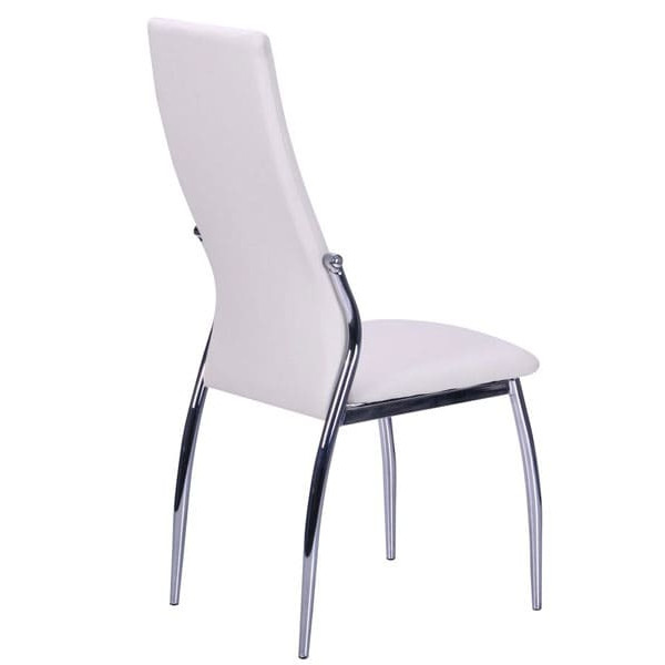 Стул AMF Картер Хром Молочный-3