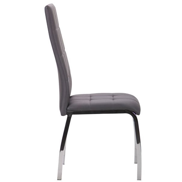 Стул AMF Кастилия Хром Графит-3
