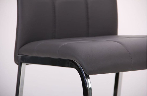 Стул AMF Кастилия Хром Графит-9