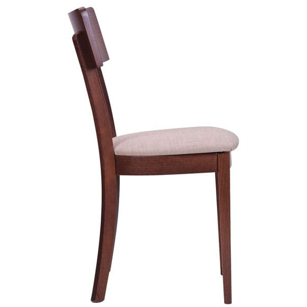 Стілець AMF Клайд СВ-3320YBH Горіх Світлий-бежевий-2