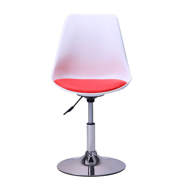 Стул барный AMF Aster chrome белый-красный-6