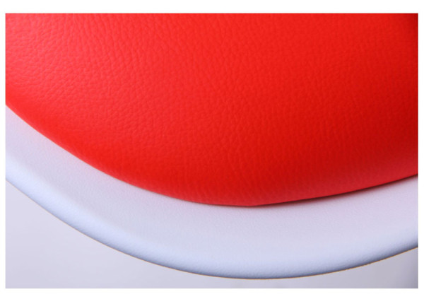 Стул барный AMF Aster chrome белый-красный-2