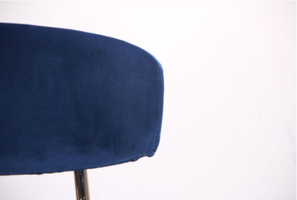 Стул барный AMF Alphabet C Gold-royal blue-4