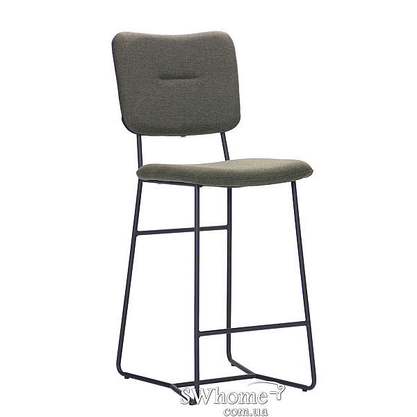 Полубарный стул AMF Alphabet F black-olive-0