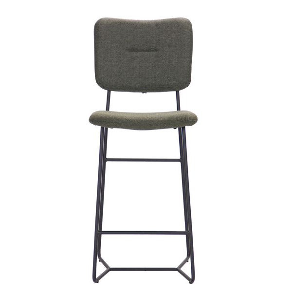 Полубарный стул AMF Alphabet F black-olive-1