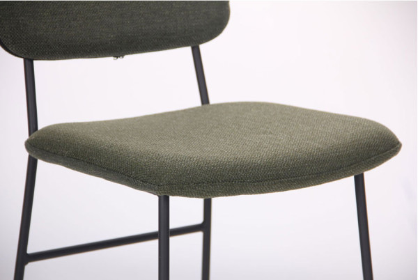 Полубарный стул AMF Alphabet F black-olive-10