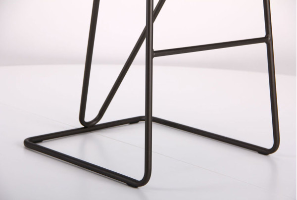 Стул барный AMF Custer gunmetal cowboy Dark Gray-Light Gray-2