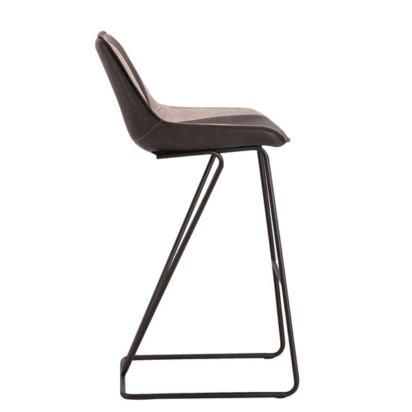 Стул барный AMF Custer gunmetal cowboy Dark Gray-Light Gray-11